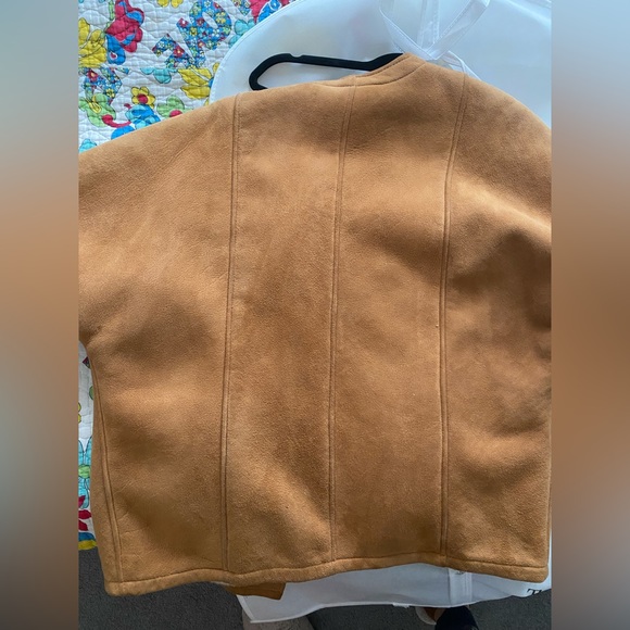 Bergdorf Goodman / Noviello-Bloom suede coat - Picture 4 of 5